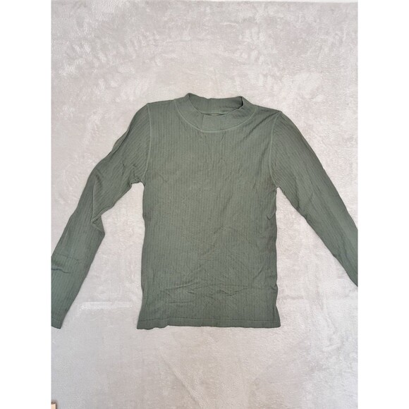 Intimately Free People Soft Stretchy Bodycon Long Sleeve Mock Neck Top M/L - Picture 1 of 10